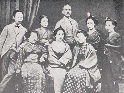 フォンタネージと日本の女子生徒（1878年）
